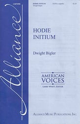 Hodie Initium SATB choral sheet music cover